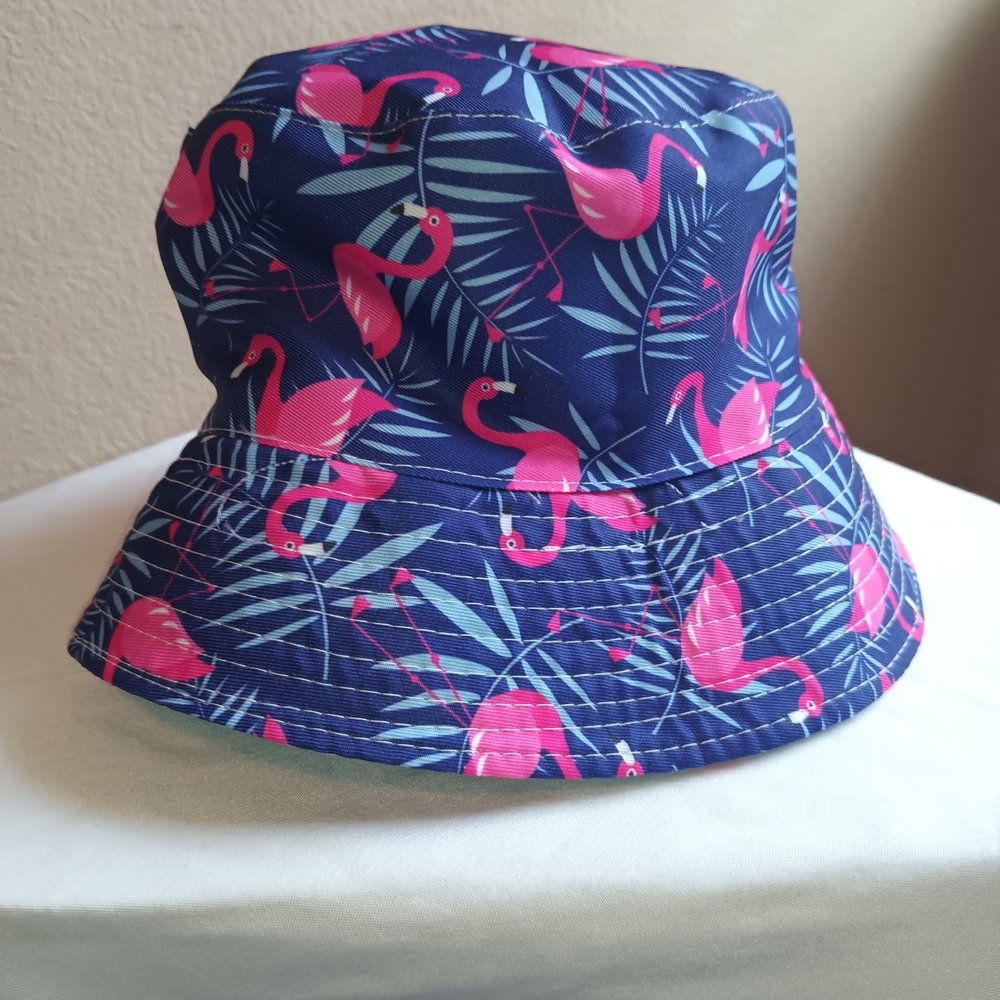 Flamingo Print Bucket Hat